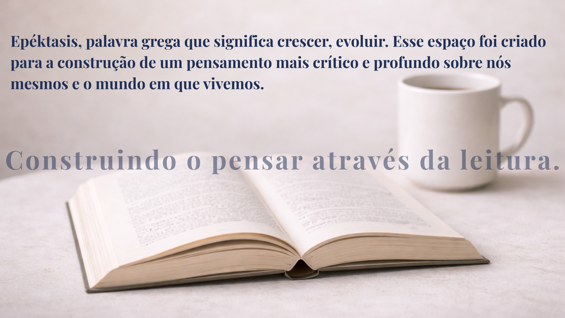 CONSTRUINDO O PENSAR ATRAVÉS DA LEITURA (1)